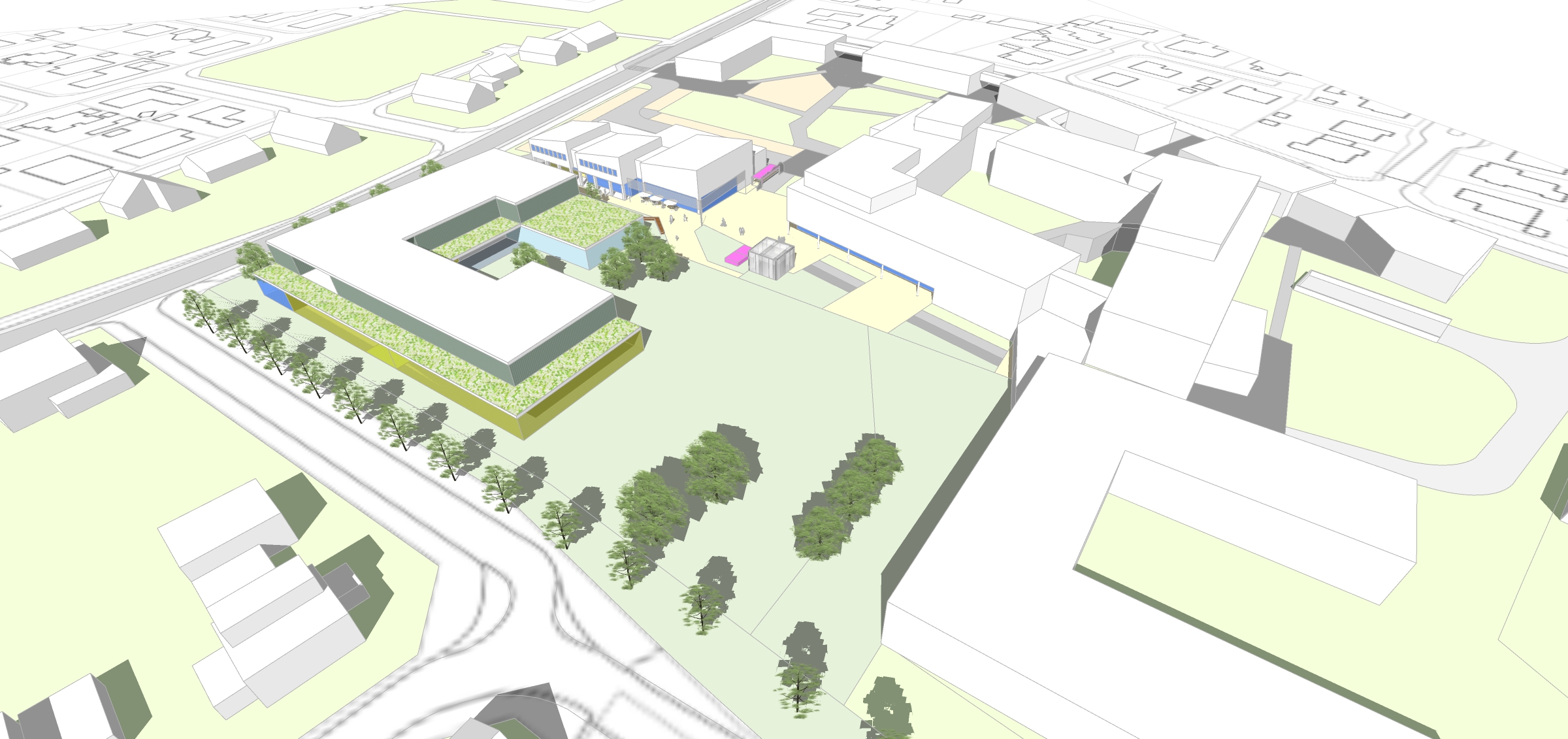Basisschool Zedelgem Dorp krijgt nieuw gebouw op nieuwe locatie