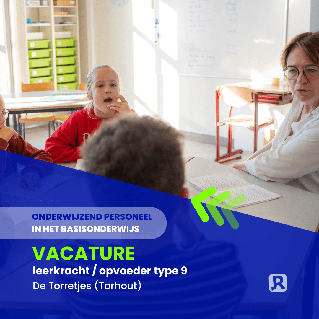 Vacature De Torretjes: leerkracht / opvoeder type 9