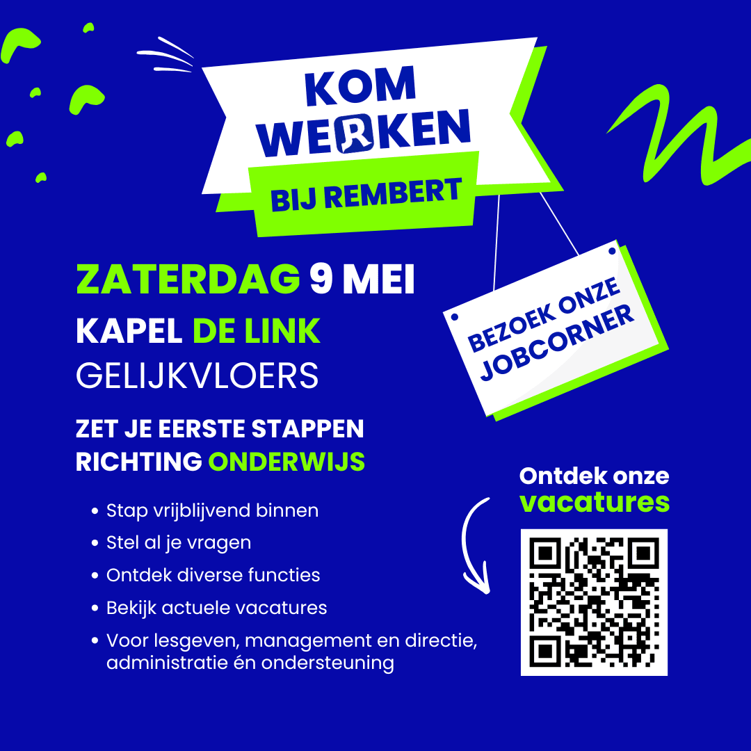 Bezoek onze Jobcorner op zaterdag 9 mei