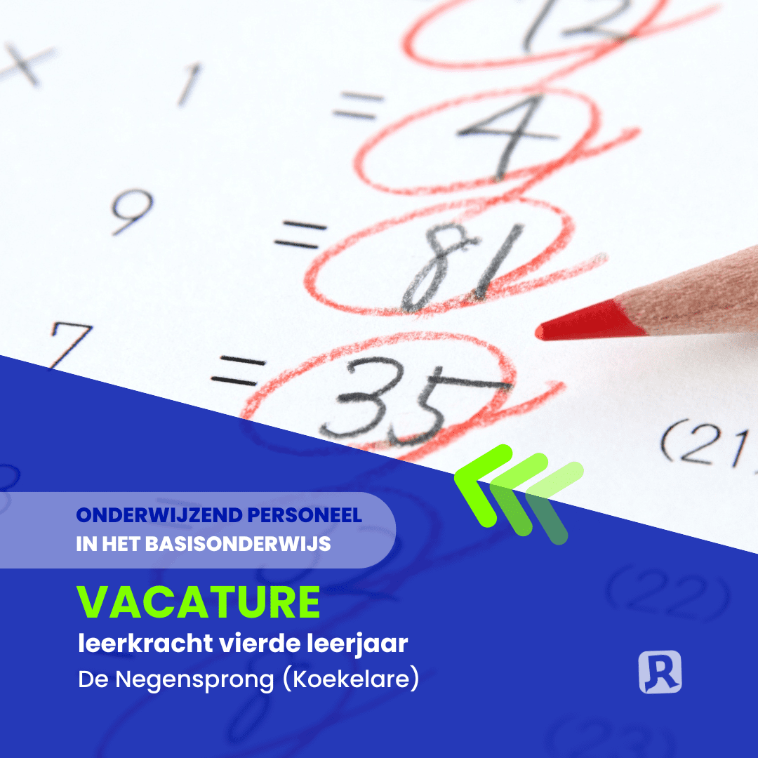 Vacature De Negensprong: leerkracht vierde leerjaar