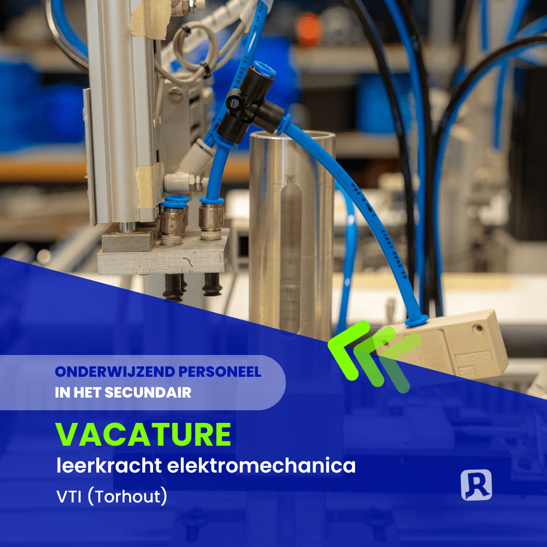 Vacature VTI: leerkracht elektromechanica