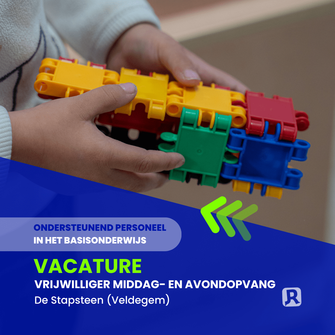 Vacature De Stapsteen: vrijwilligers middag- en avondopvang
