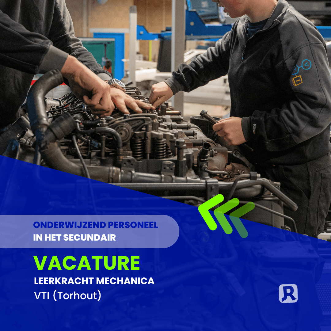Vacature VTI: leerkracht mechanica