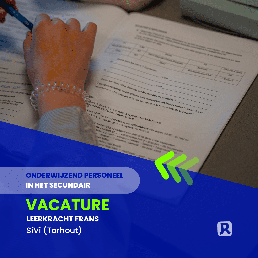 Vacature SiVi: leerkracht Frans