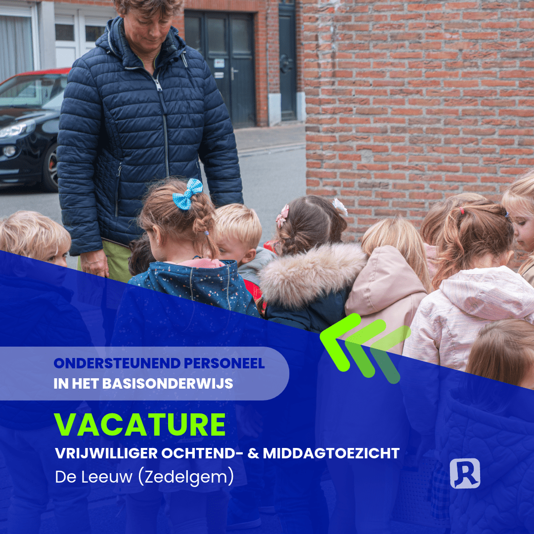 Vacature De Leeuw: vrijwilliger ochtend- en middagtoezicht